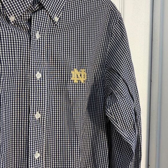 Brooks Brothers Notre Dame button down size medium - Picture 2 of 7